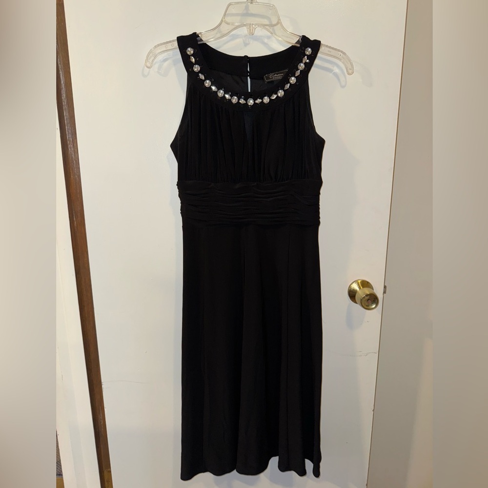 Women’s Black Sleeveless Cocktail Dress - Dressbarn Collection - Size 6